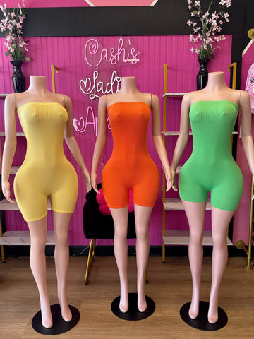 Baddie Halter Romper