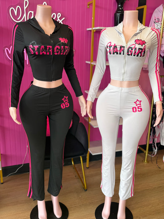Star Girrrrl Two Piece Pant Set
