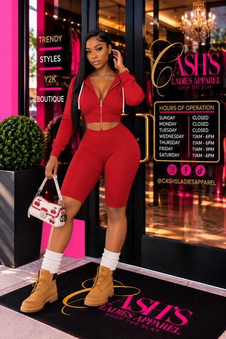 Hooded Capri Set