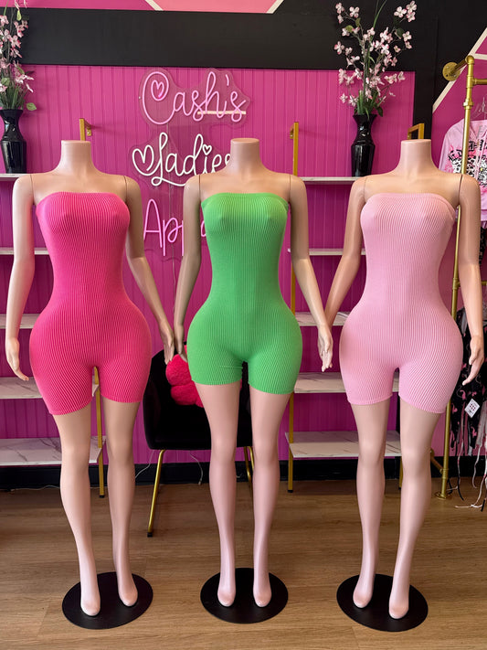 Baddie Halter Romper