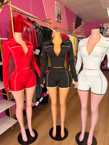 Activewear Shorts Set
