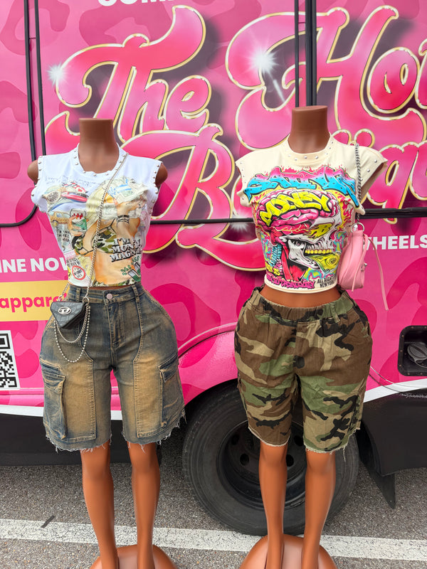 Saints x Camo Short Set
